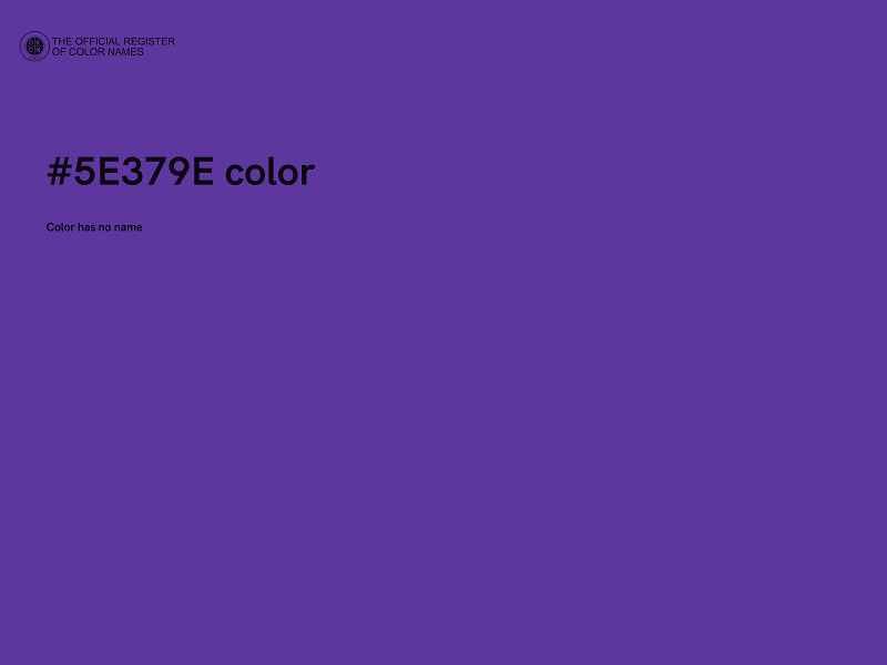 #5E379E color image