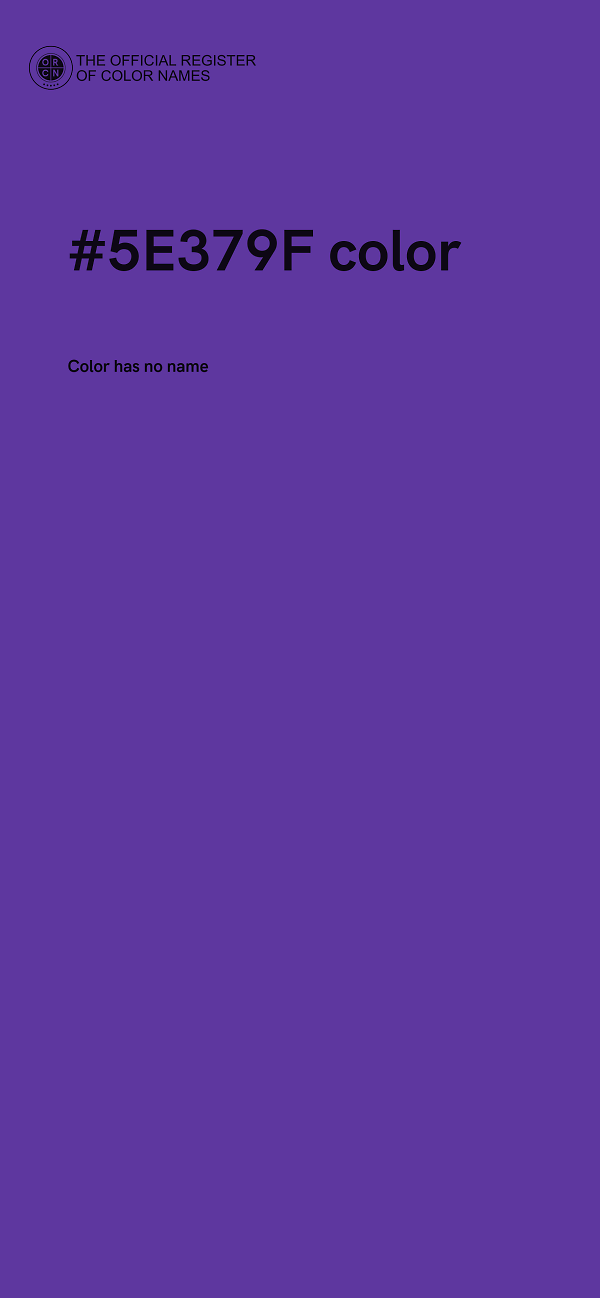 #5E379F color image