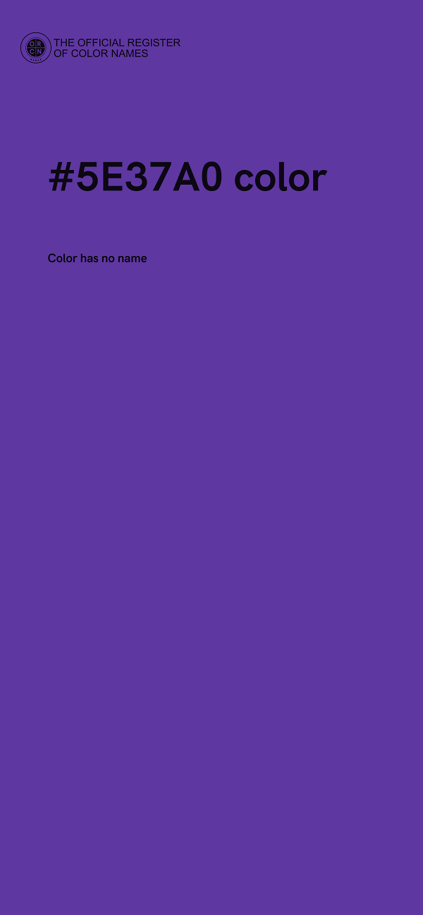 #5E37A0 color image