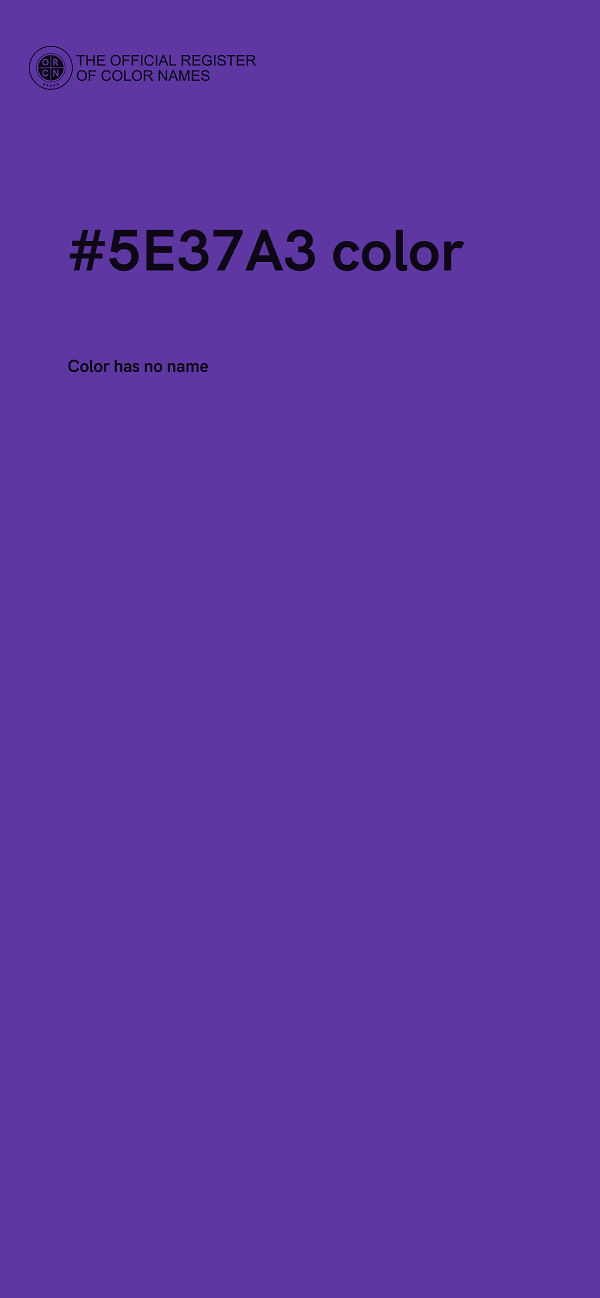 #5E37A3 color image