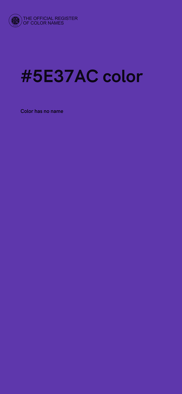 #5E37AC color image