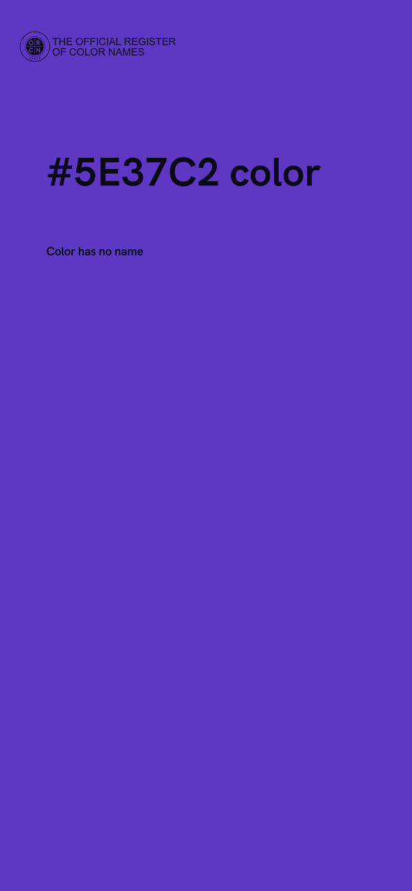 #5E37C2 color image