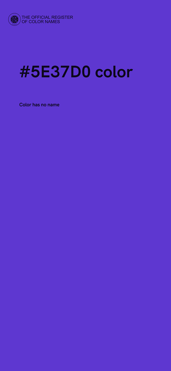 #5E37D0 color image