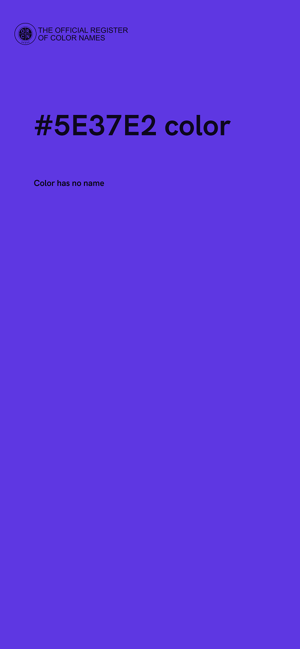 #5E37E2 color image