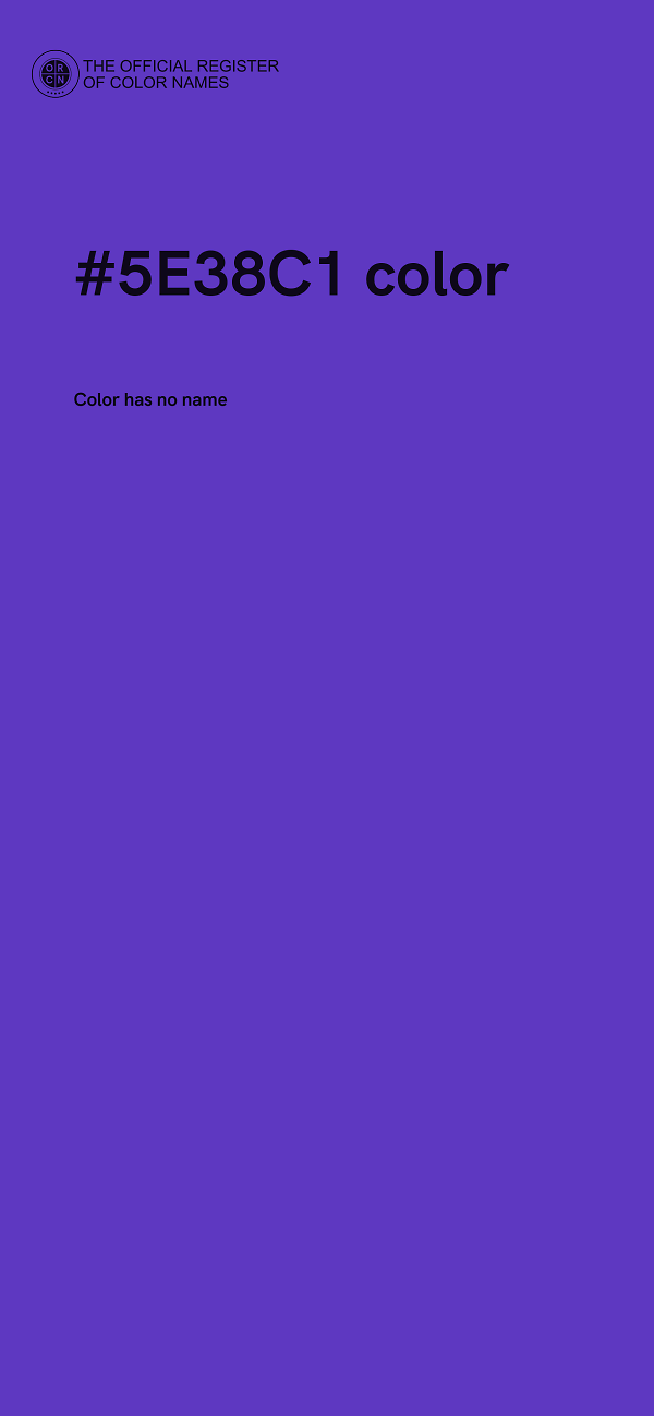#5E38C1 color image