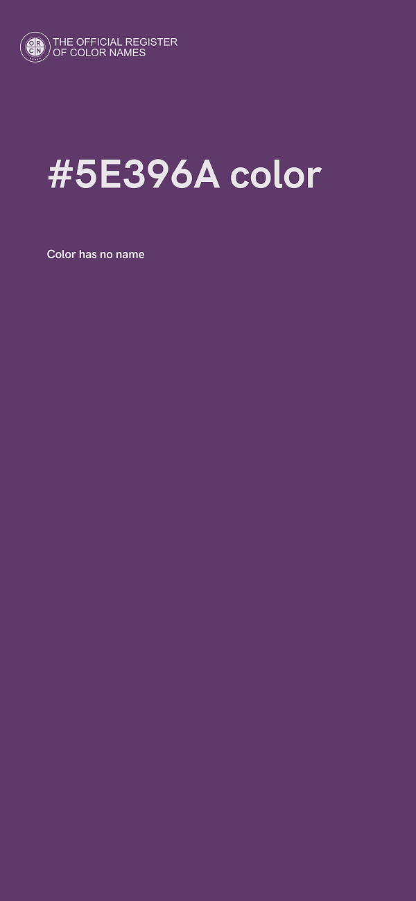 #5E396A color image
