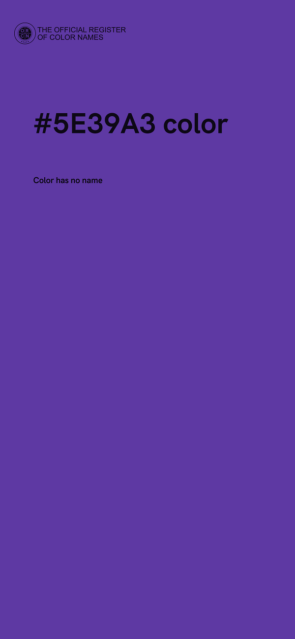 #5E39A3 color image