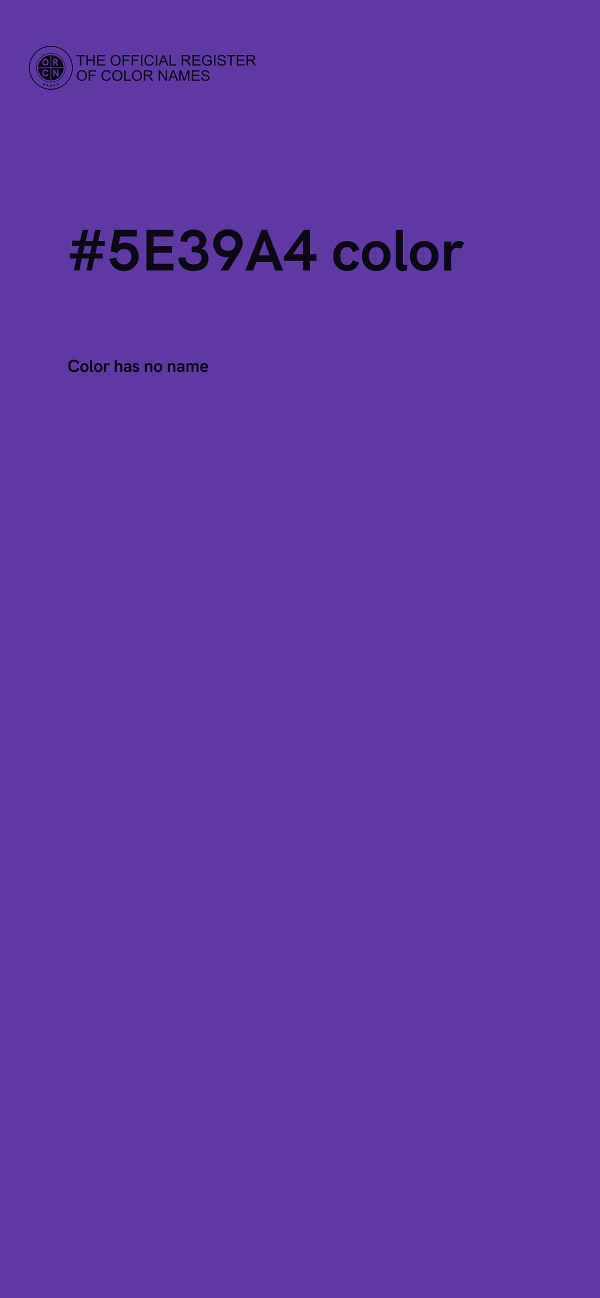 #5E39A4 color image