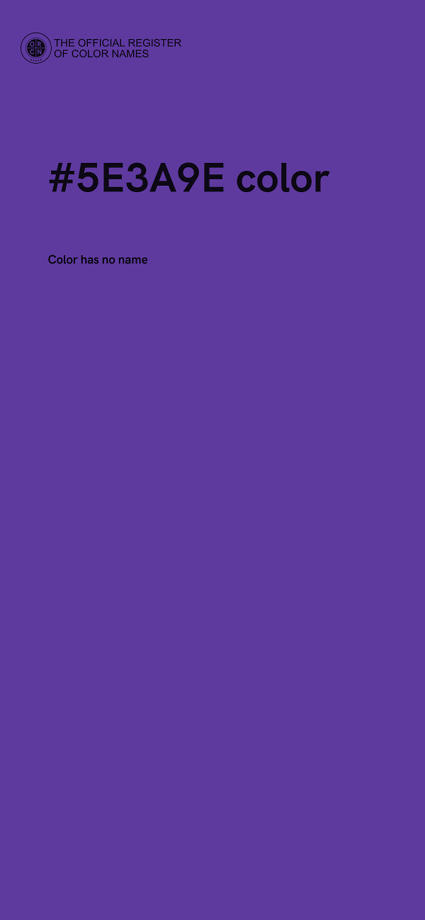 #5E3A9E color image