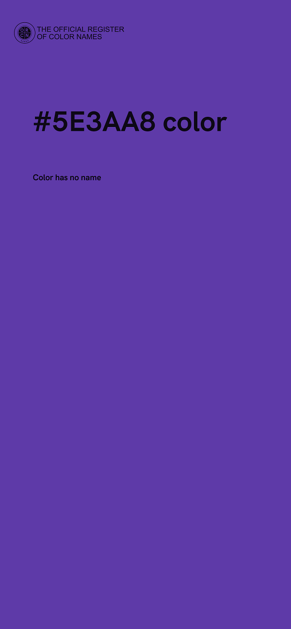 #5E3AA8 color image