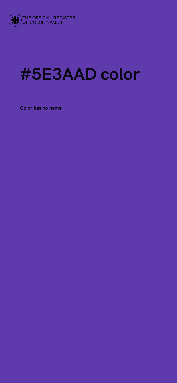 #5E3AAD color image