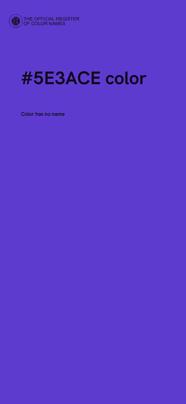 #5E3ACE color image
