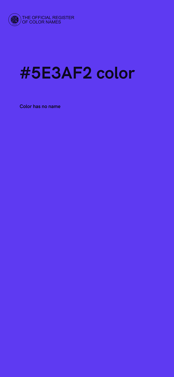 #5E3AF2 color image