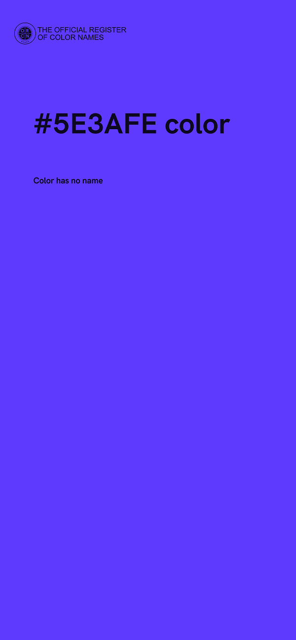 #5E3AFE color image