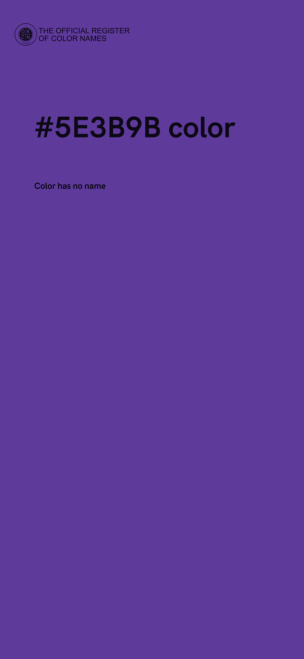 #5E3B9B color image