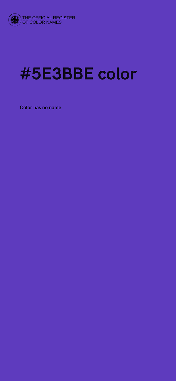 #5E3BBE color image