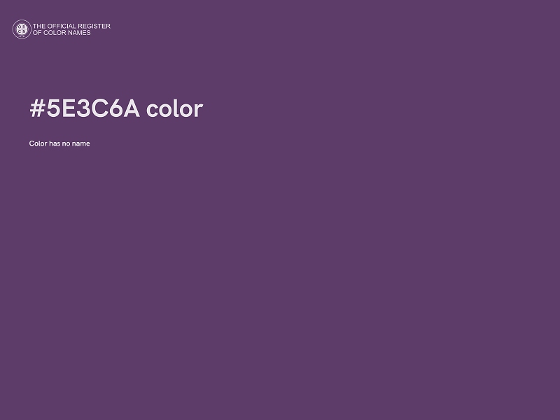 #5E3C6A color image