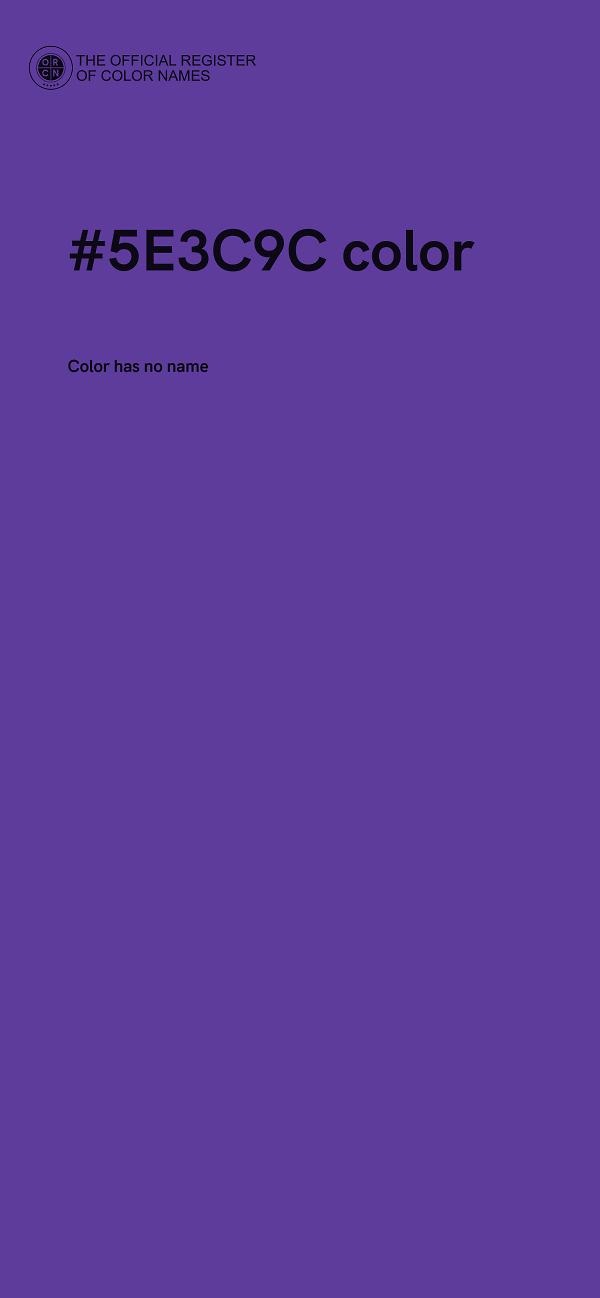 #5E3C9C color image