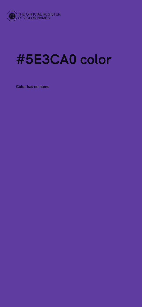 #5E3CA0 color image
