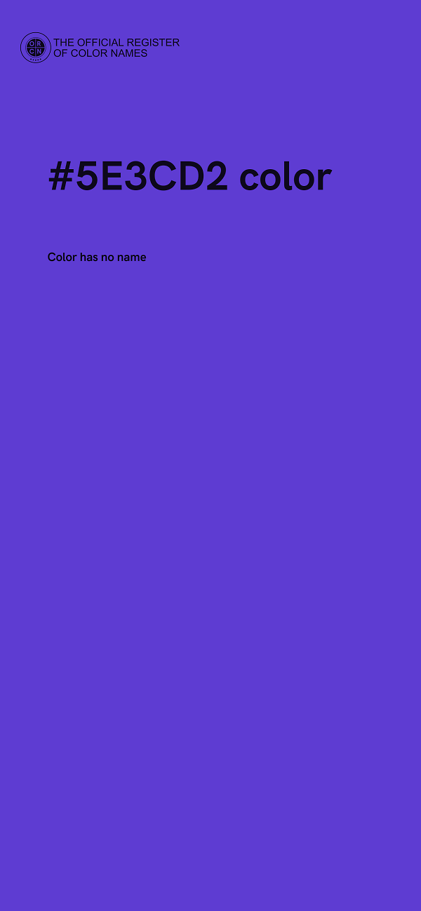 #5E3CD2 color image
