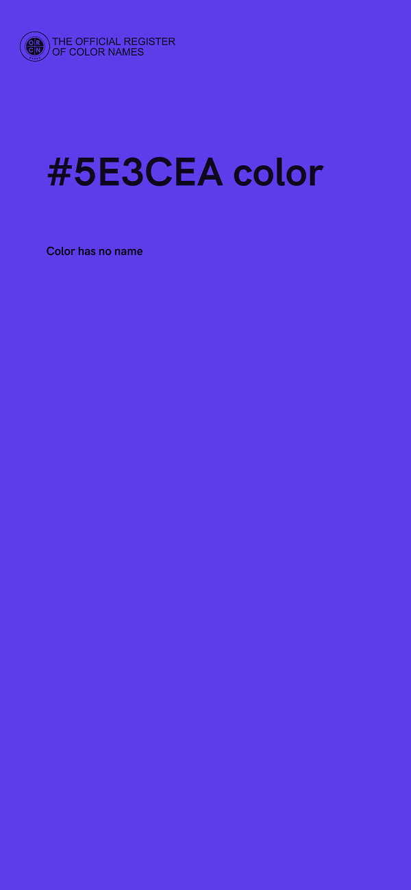 #5E3CEA color image
