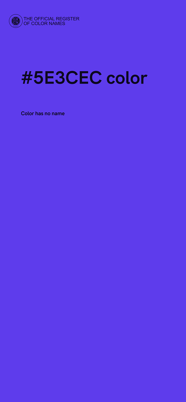 #5E3CEC color image