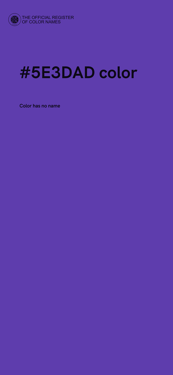 #5E3DAD color image