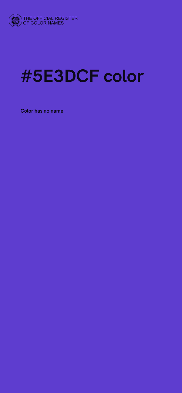 #5E3DCF color image
