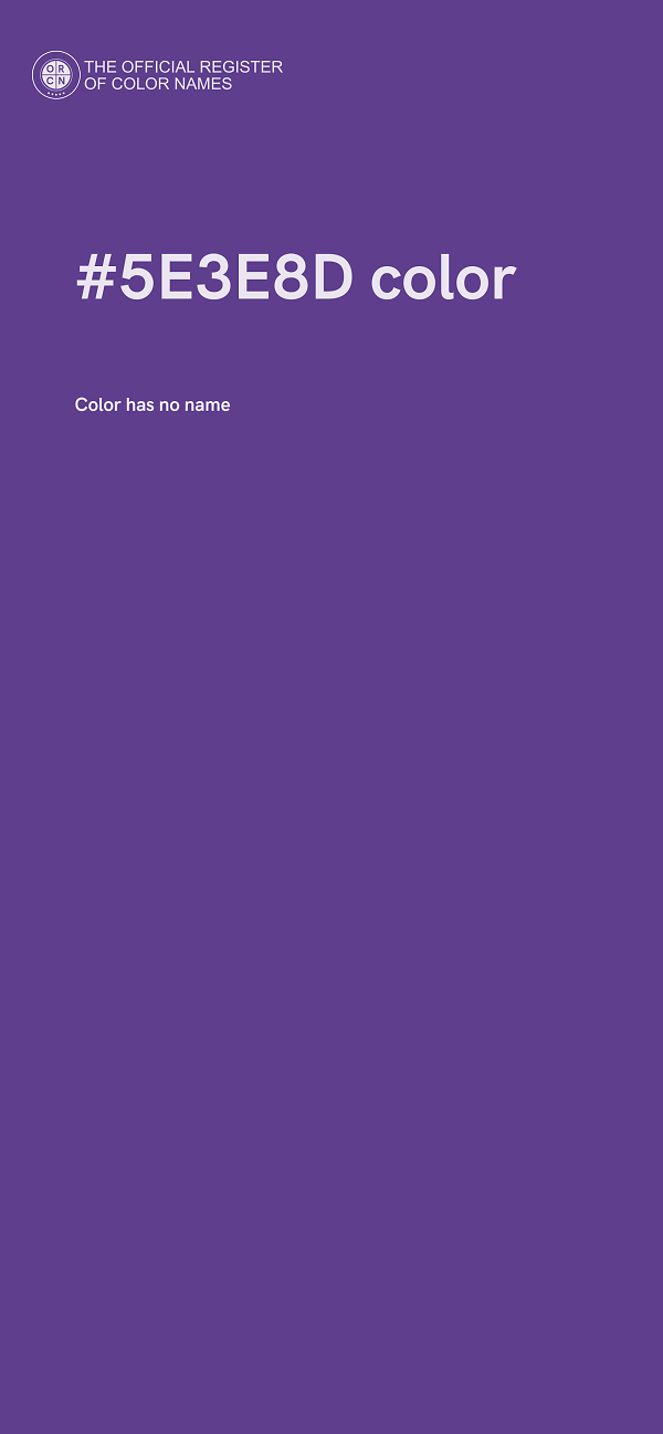 #5E3E8D color image
