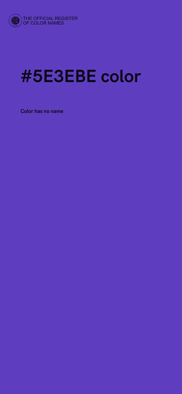 #5E3EBE color image