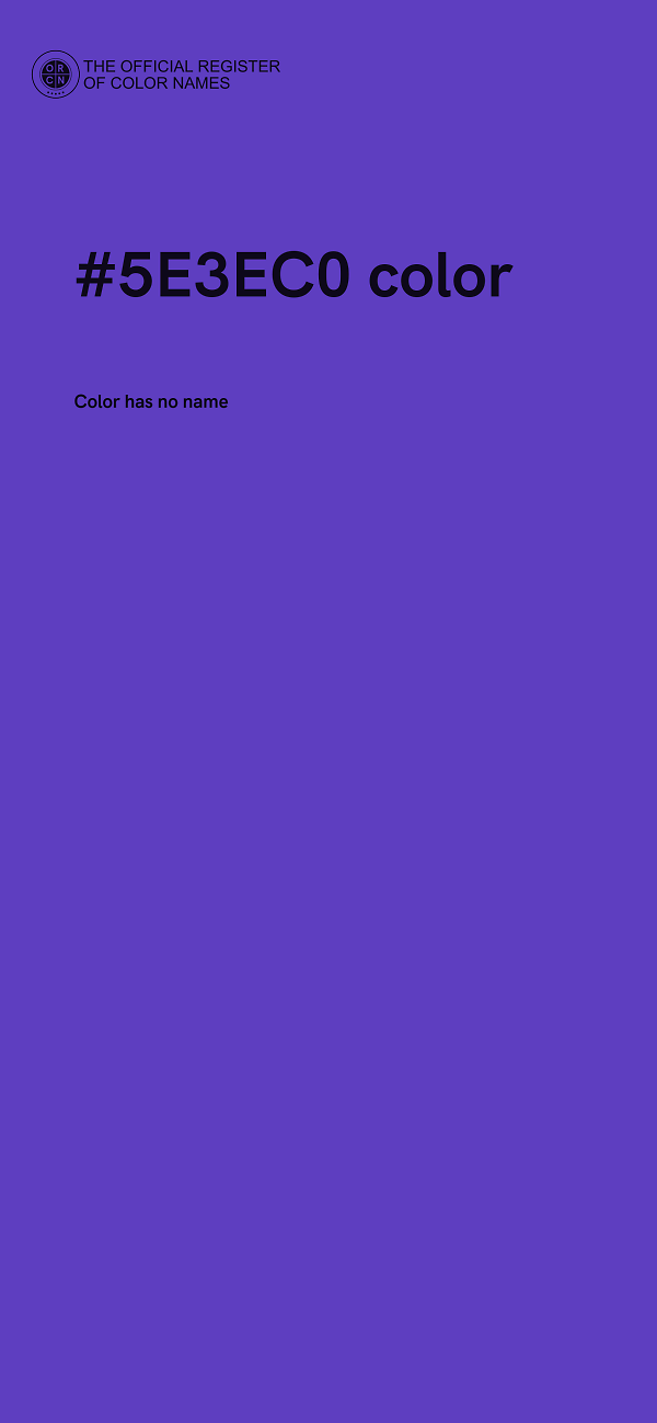 #5E3EC0 color image
