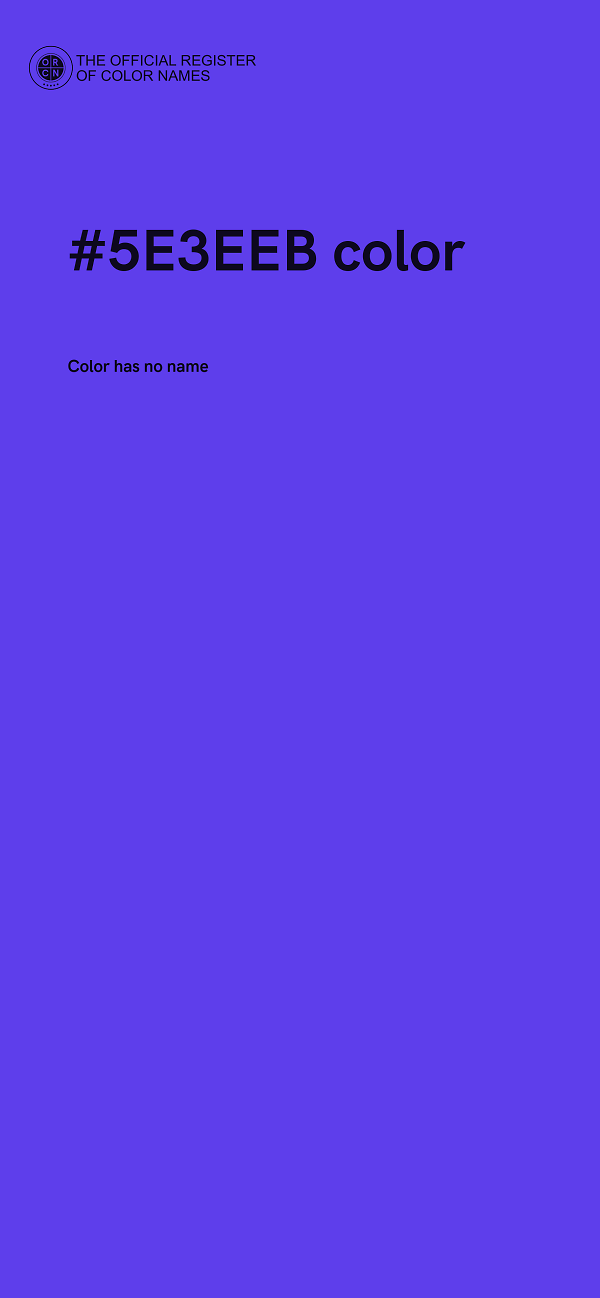 #5E3EEB color image