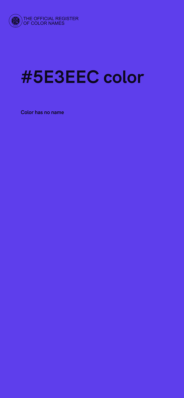 #5E3EEC color image