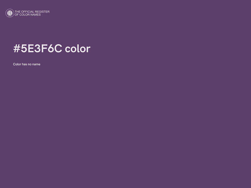 #5E3F6C color image