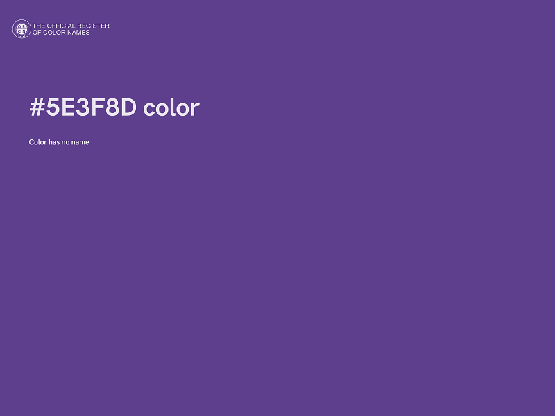 #5E3F8D color image