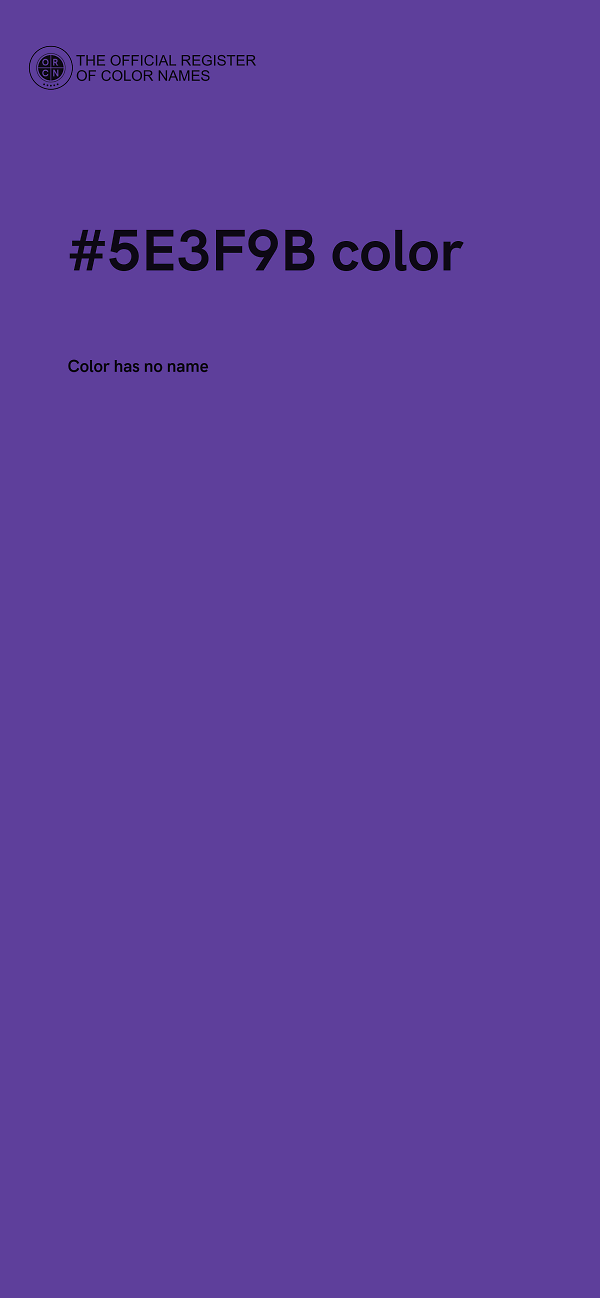 #5E3F9B color image