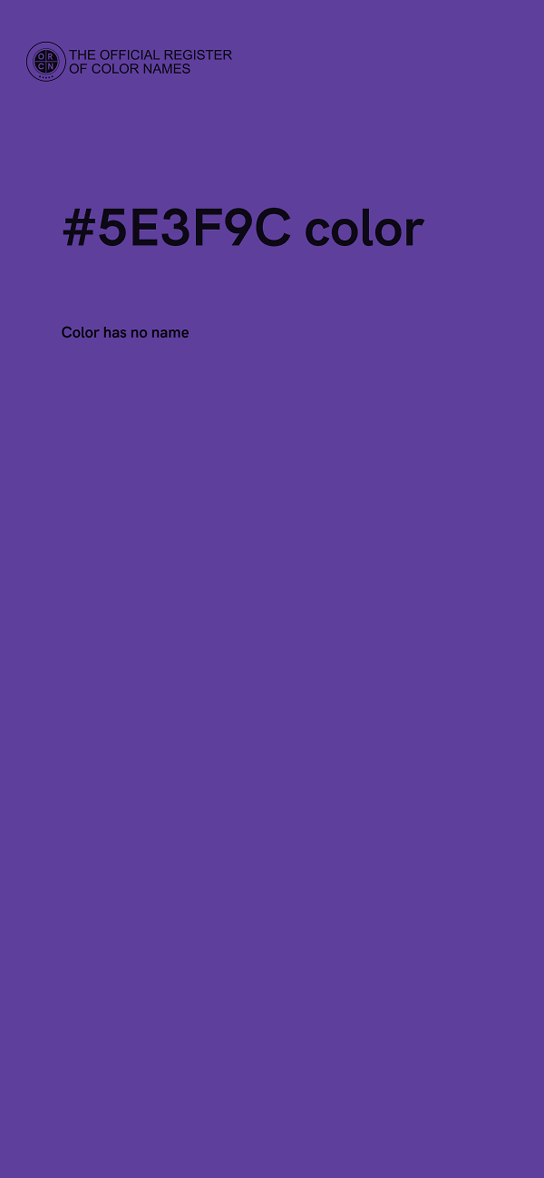 #5E3F9C color image
