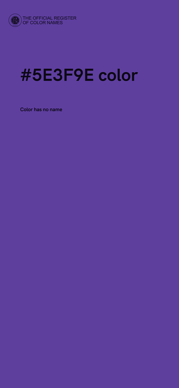 #5E3F9E color image