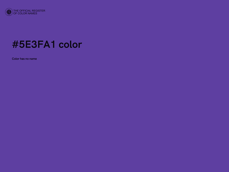 #5E3FA1 color image
