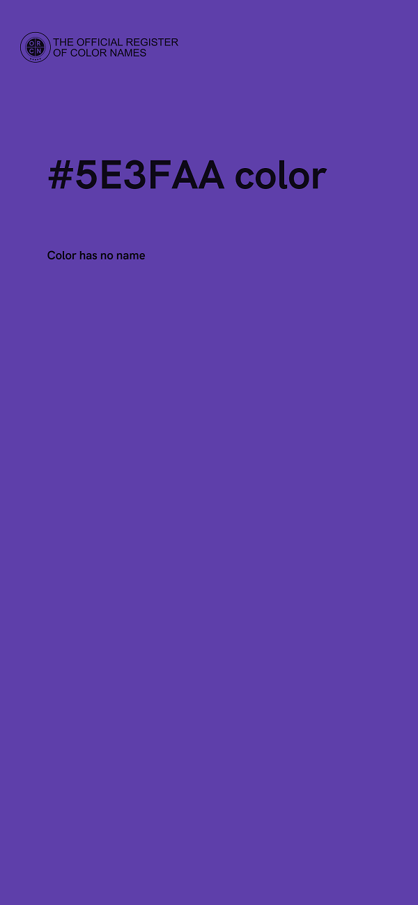 #5E3FAA color image