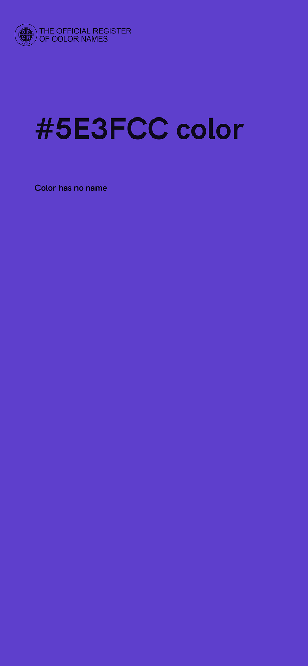 #5E3FCC color image