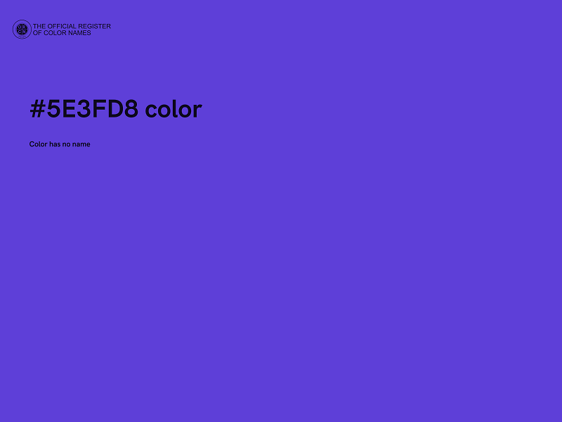 #5E3FD8 color image