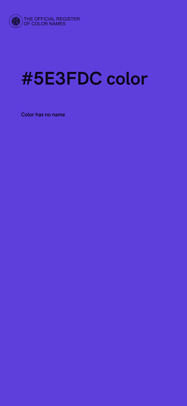 #5E3FDC color image