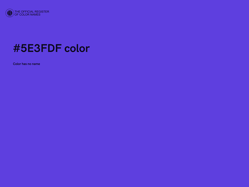#5E3FDF color image