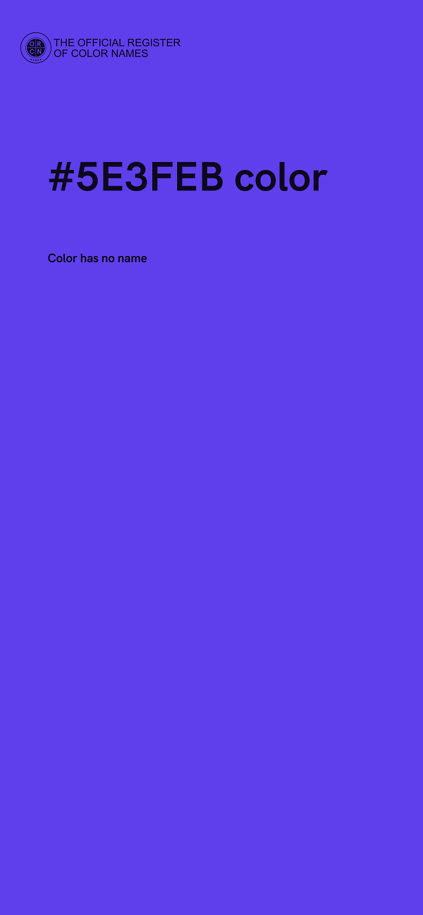 #5E3FEB color image