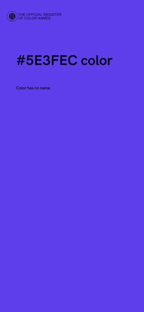 #5E3FEC color image