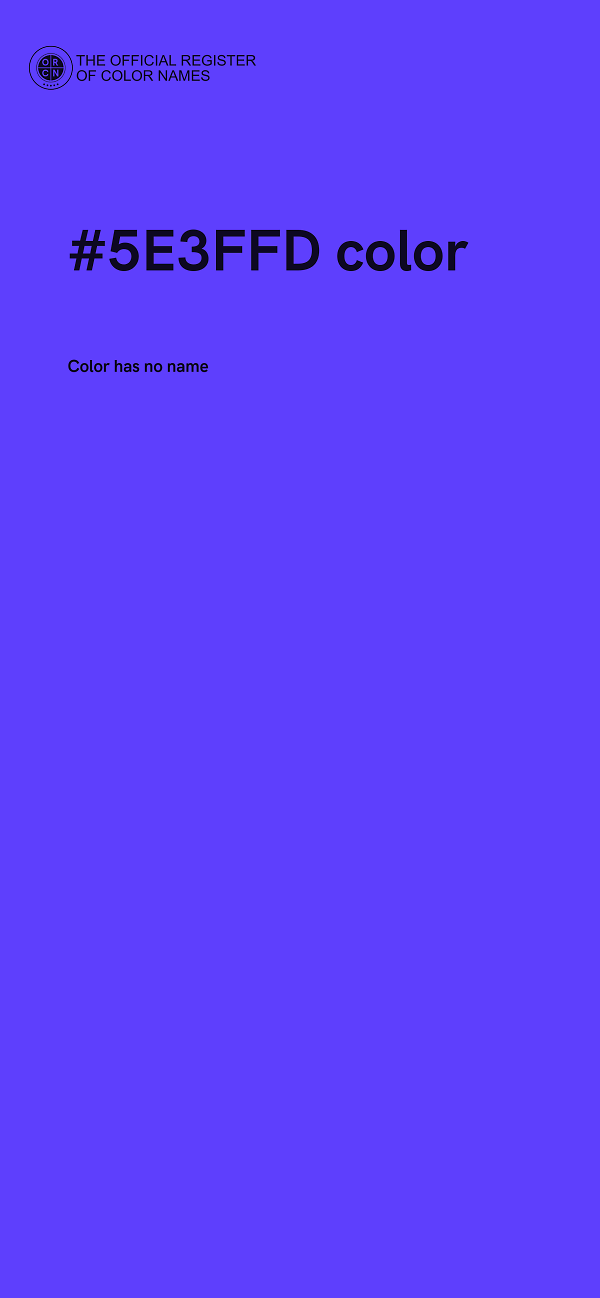 #5E3FFD color image