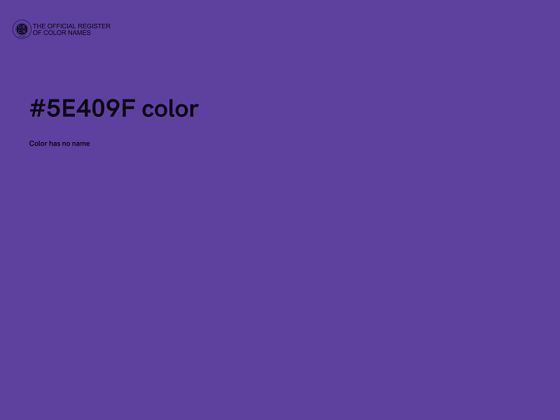 #5E409F color image