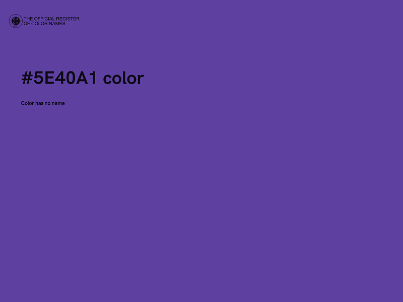 #5E40A1 color image