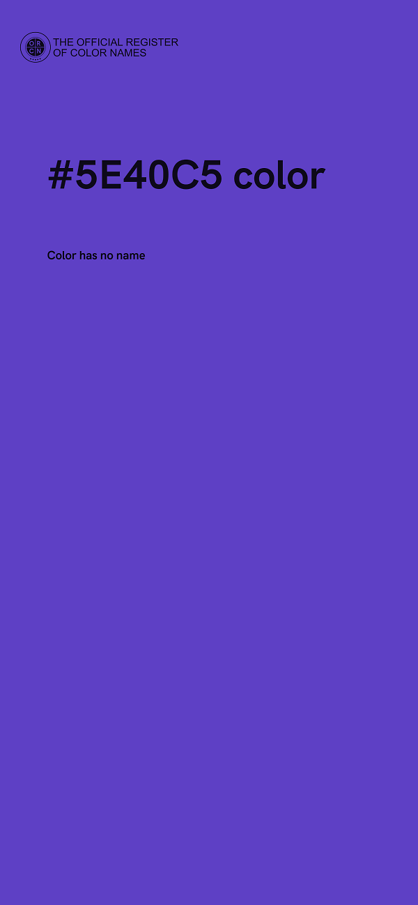 #5E40C5 color image